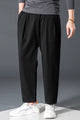 Turbo Comfort Front Plate Regular Straight-Fit Trouser In Black