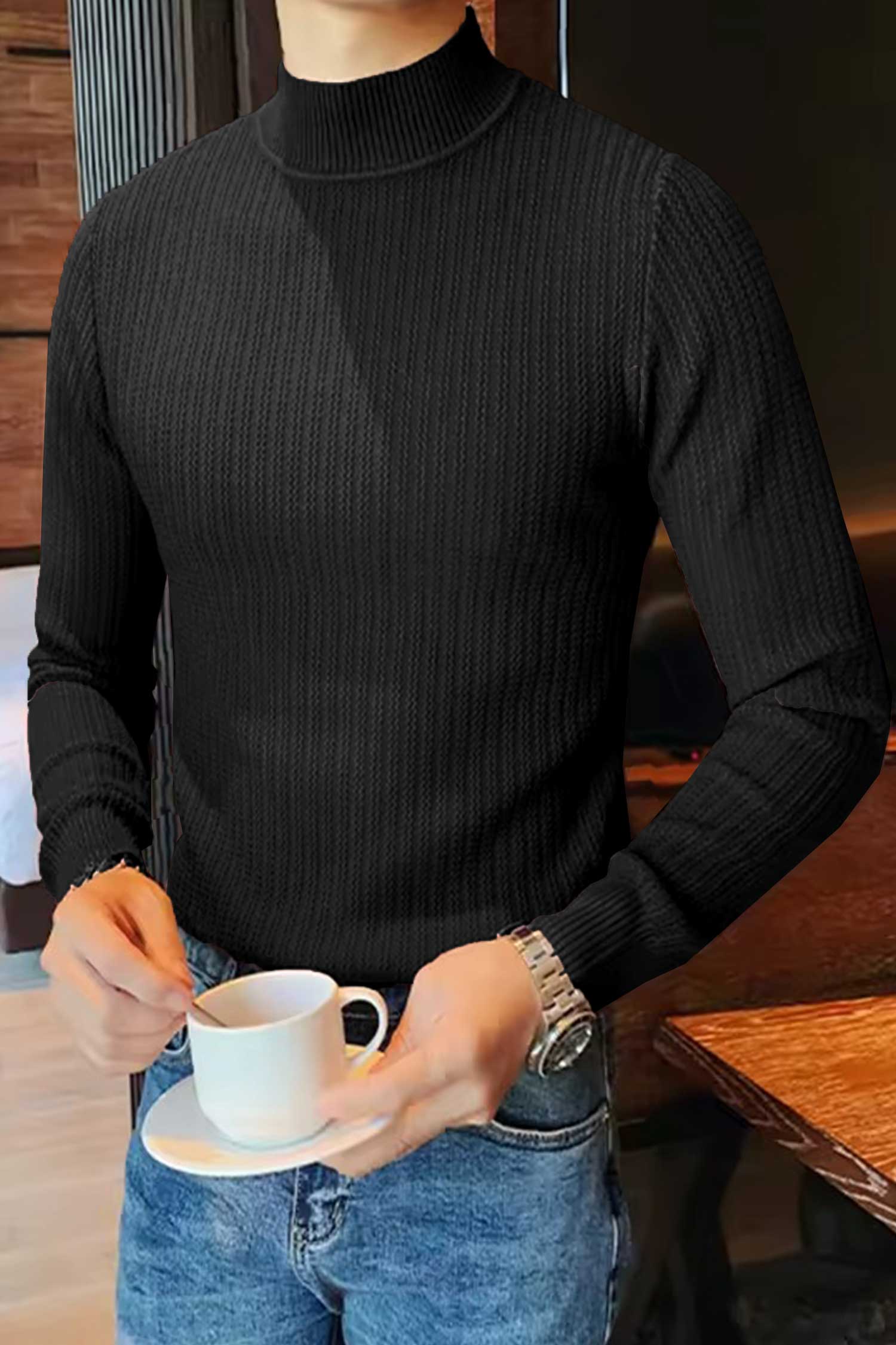 Manfinity Dauomo Crew-Neck Imported Men's Sweater