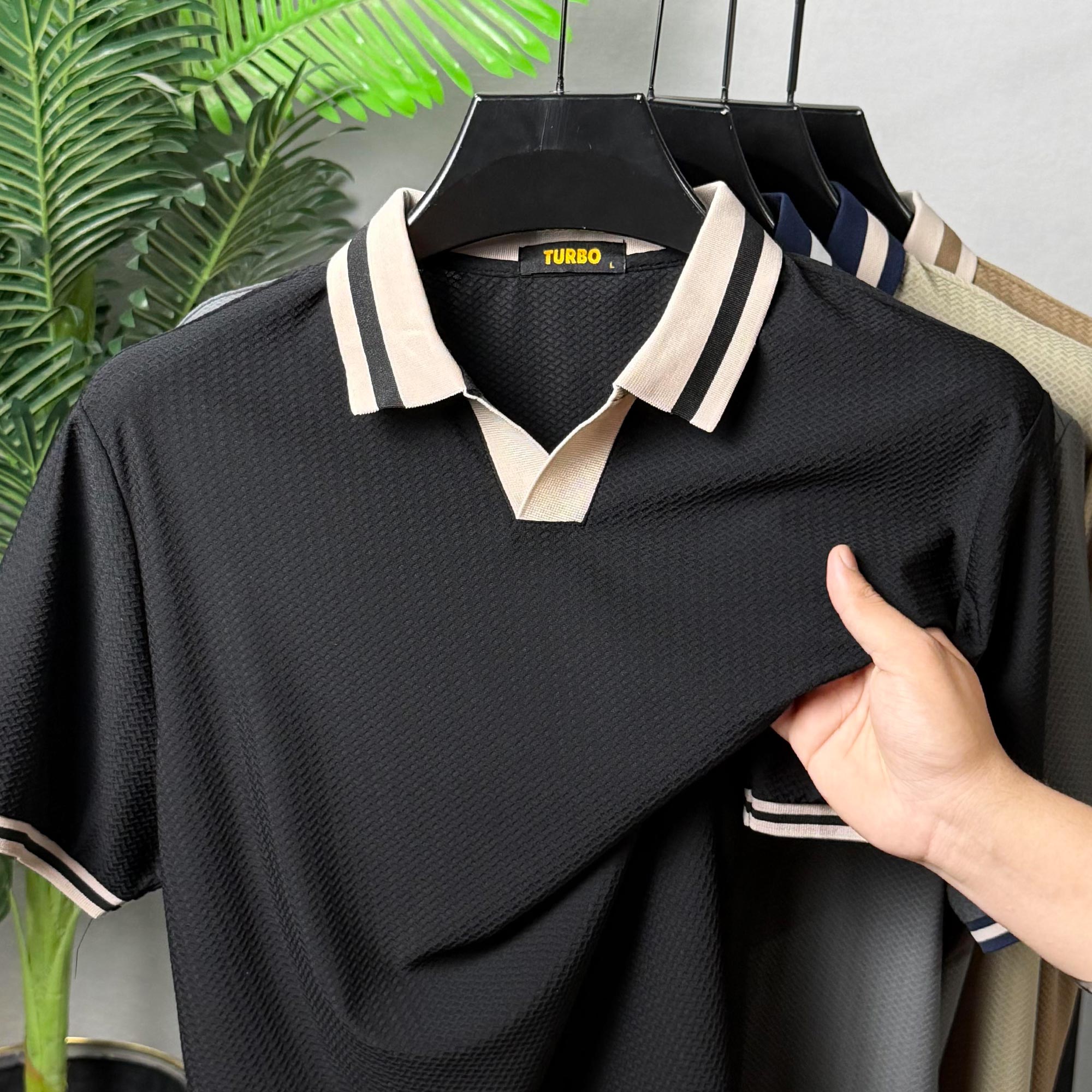 Turbo Cmpus Sutra V-Neck Imp Silk Polo Shirt