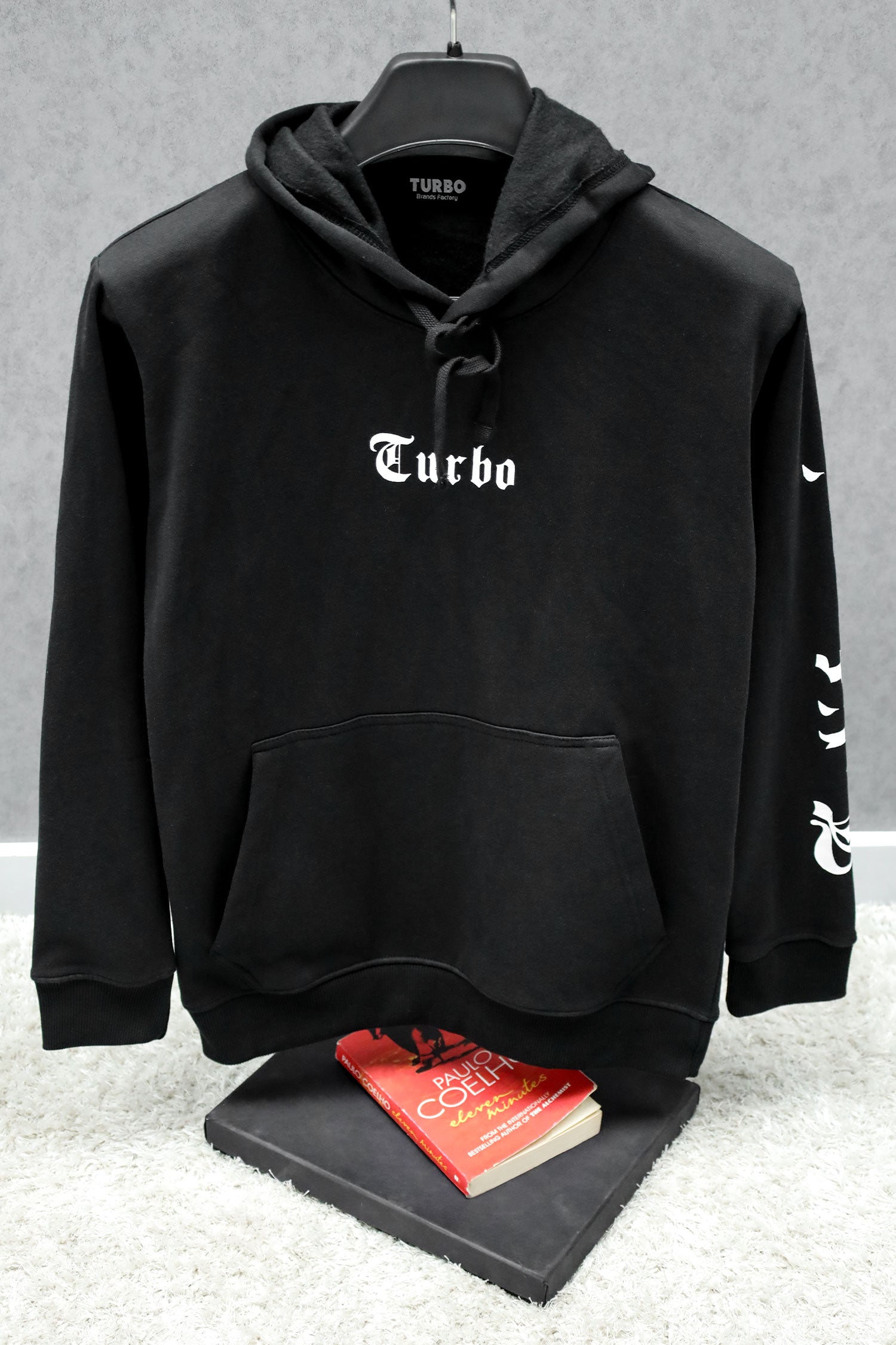 Turbo X Calfrnia Signature Typography Fleece Hoodie