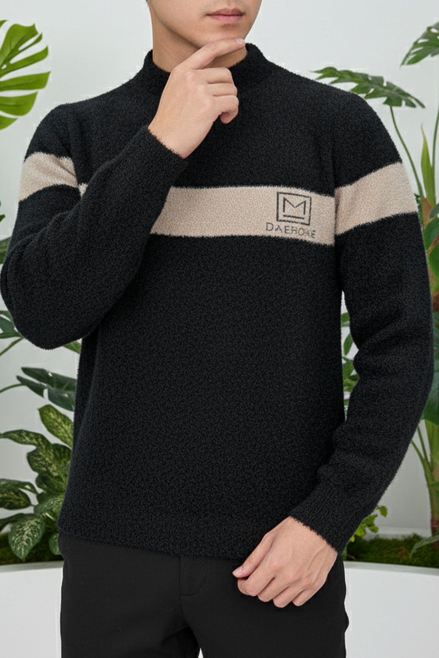 Pullover Imported Round Neck Men's Sweater