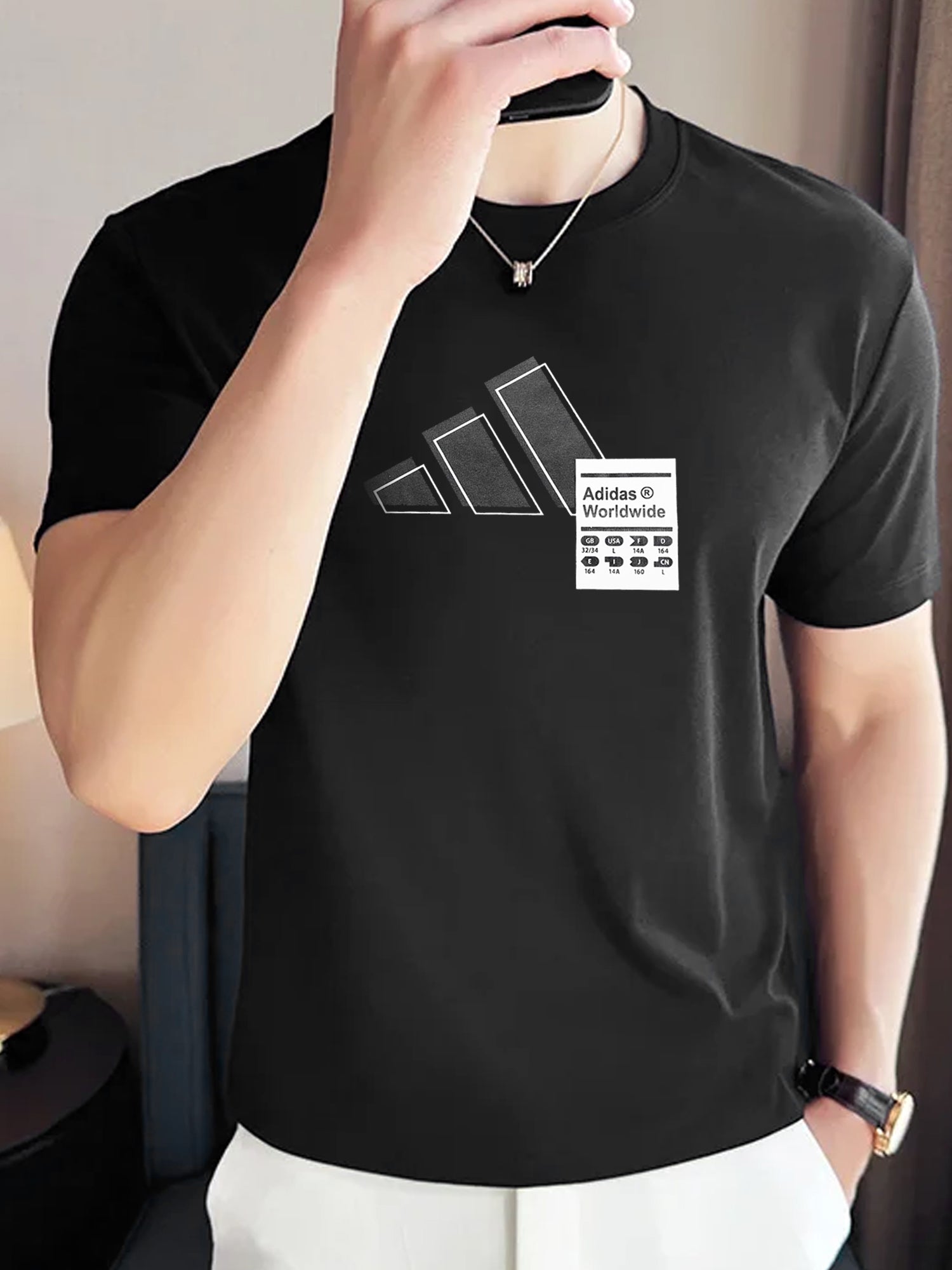 Nke Premium Style Statement Graphic Crew Neck Tee