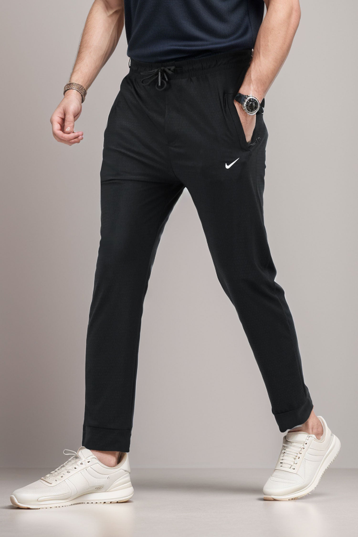 Nke's Self Textured Elastic Dry-Fit Trouser