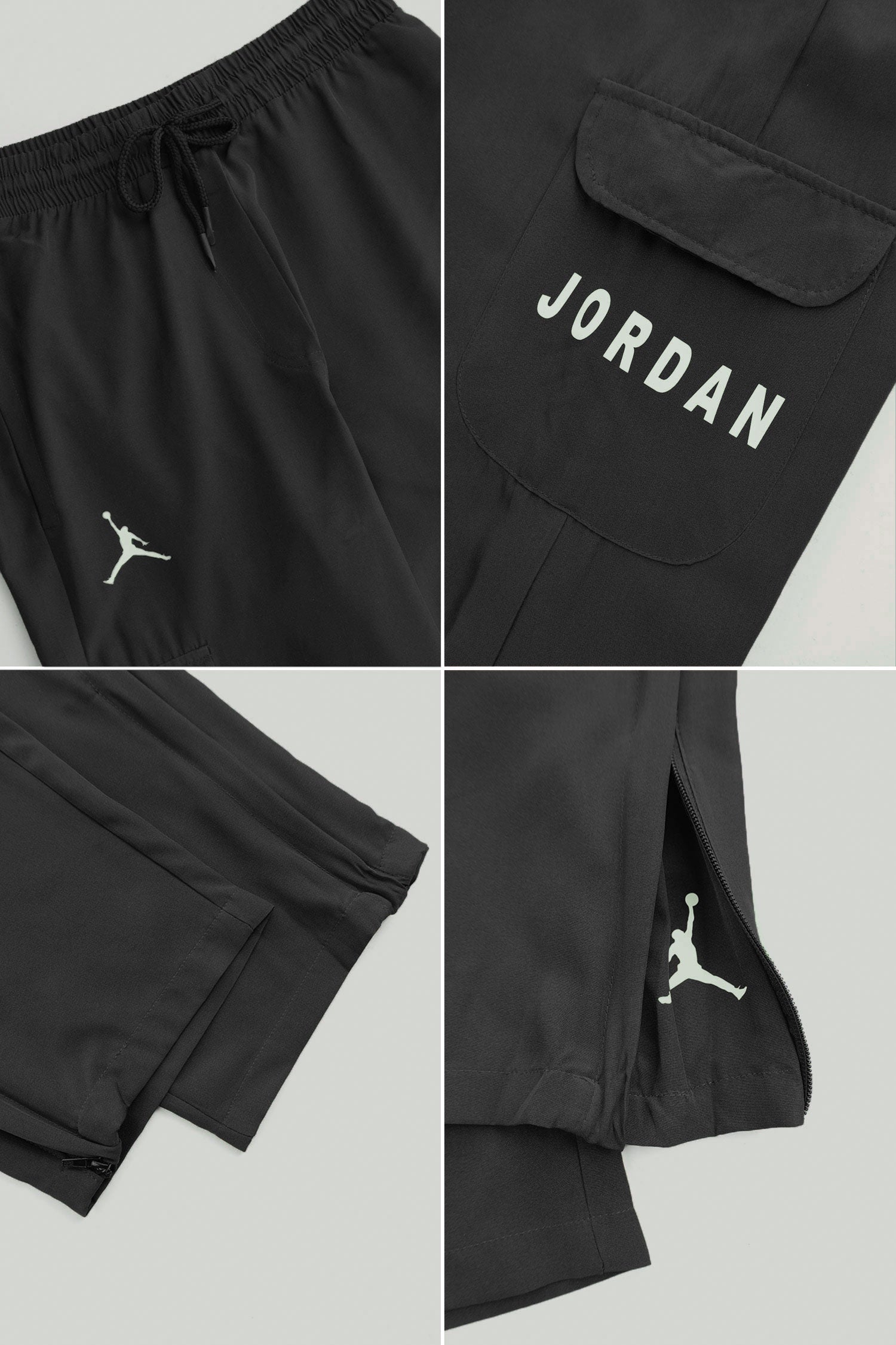 Jrdn 'Flare-Zip' Tactical Cargo-Style Micron Sportswear Trouser