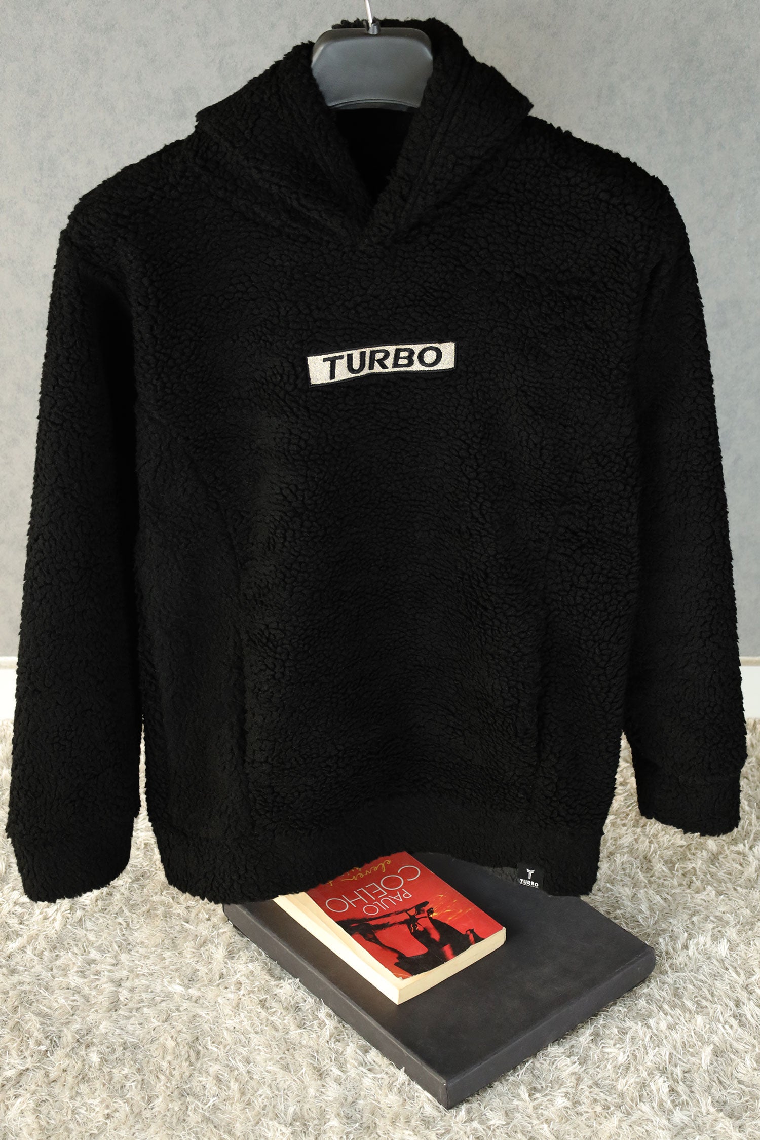 Turbo Cozy Imported Sherpa-Lined Hoodie