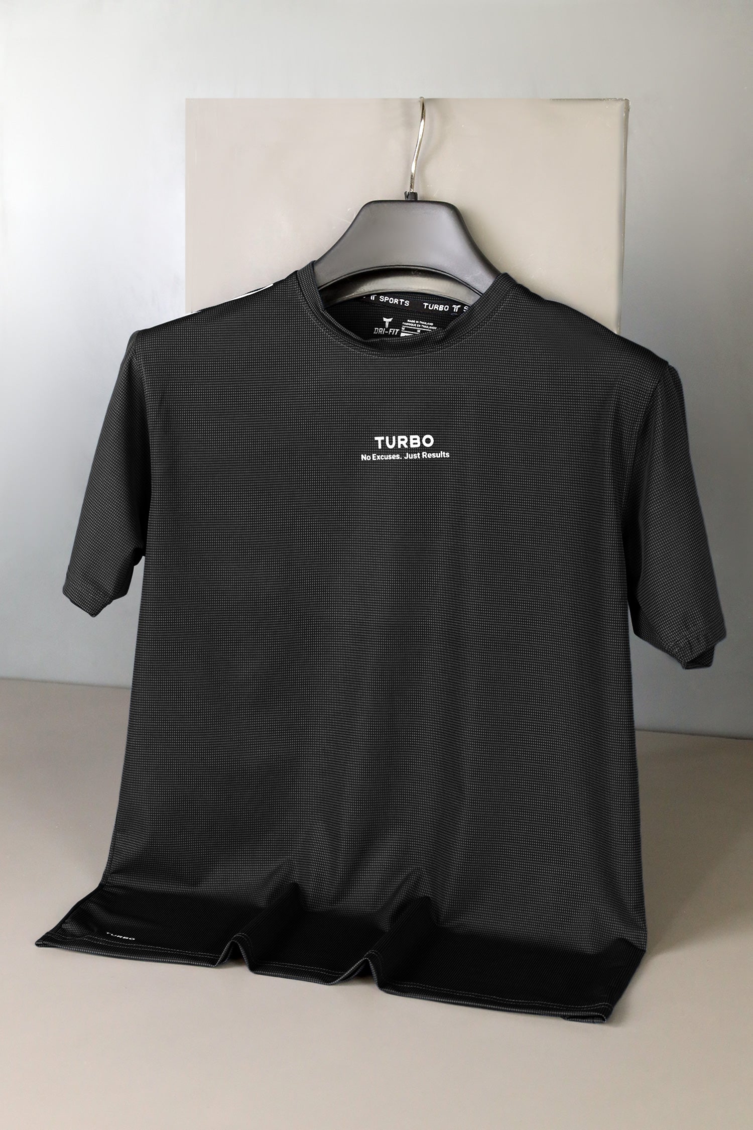 Turbo 'No Excuses' Grid-Tech Performance Dry-Fit Tee