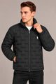 Polo Brick-Quilted Pattern Imported Puffer Jacket In Black