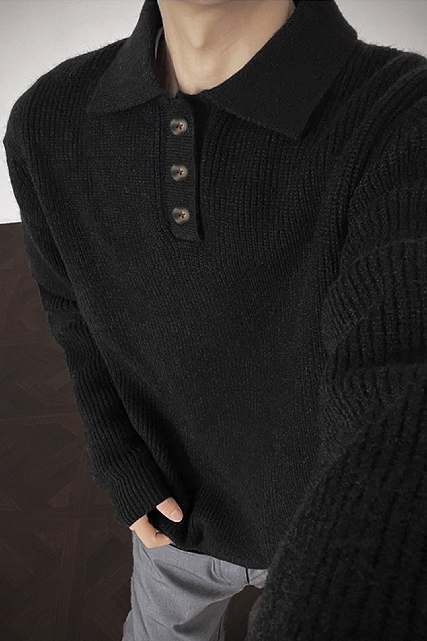 Turbo Autumn Knitted Imported Men's Sweater