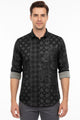 Turbo Splash Printed Long Sleeve Cotton Casual Shirt