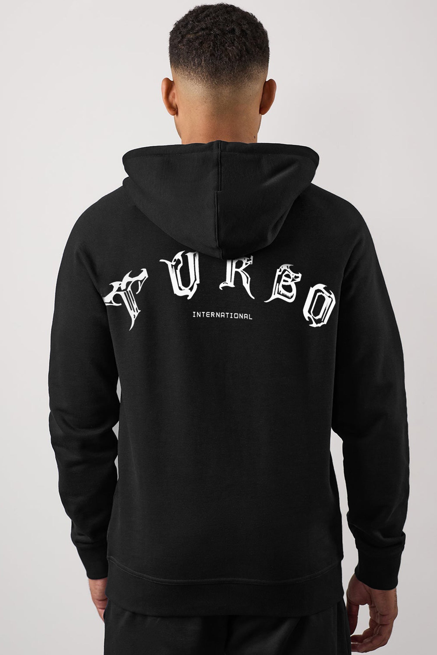 Turbo Designer Motif Fleece Hoodie