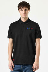 Rph Lren Polo Classic Fit Men's Polo Shirt In Black