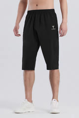 Turbo 'The Voyager' All-Terrain Dry-Fit Men's Shorts In Black