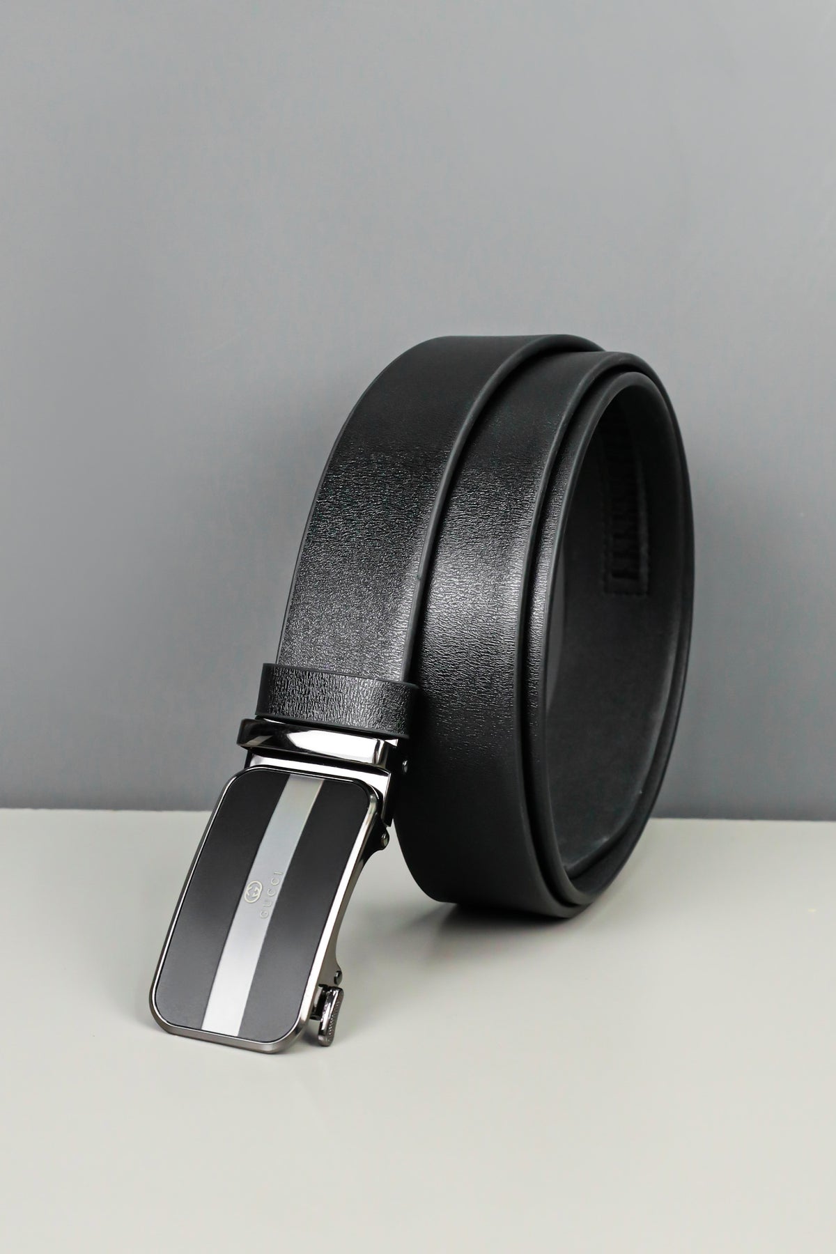 G Metal Alloy Automatic Buckle Branded Belt