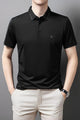 Turbo Royal Luxury Stitchless Men's Polo Shirt In Black