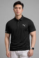 Pma Fine Ribbed Texture Dry-Fit Polo