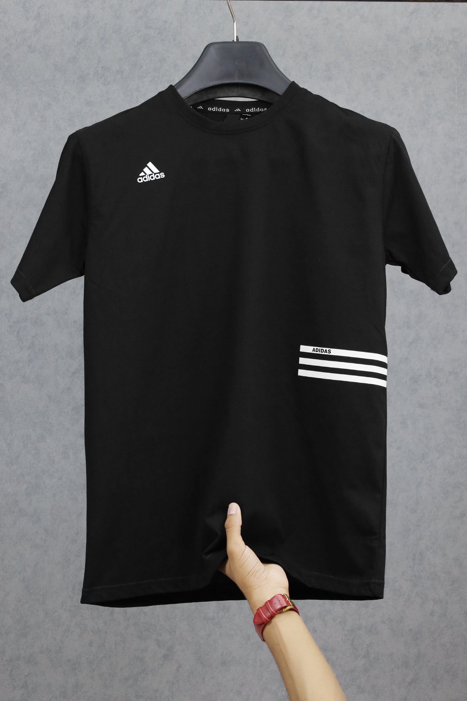 Adds Premium Tennis Short Sleeves Round Neck T-Shirt