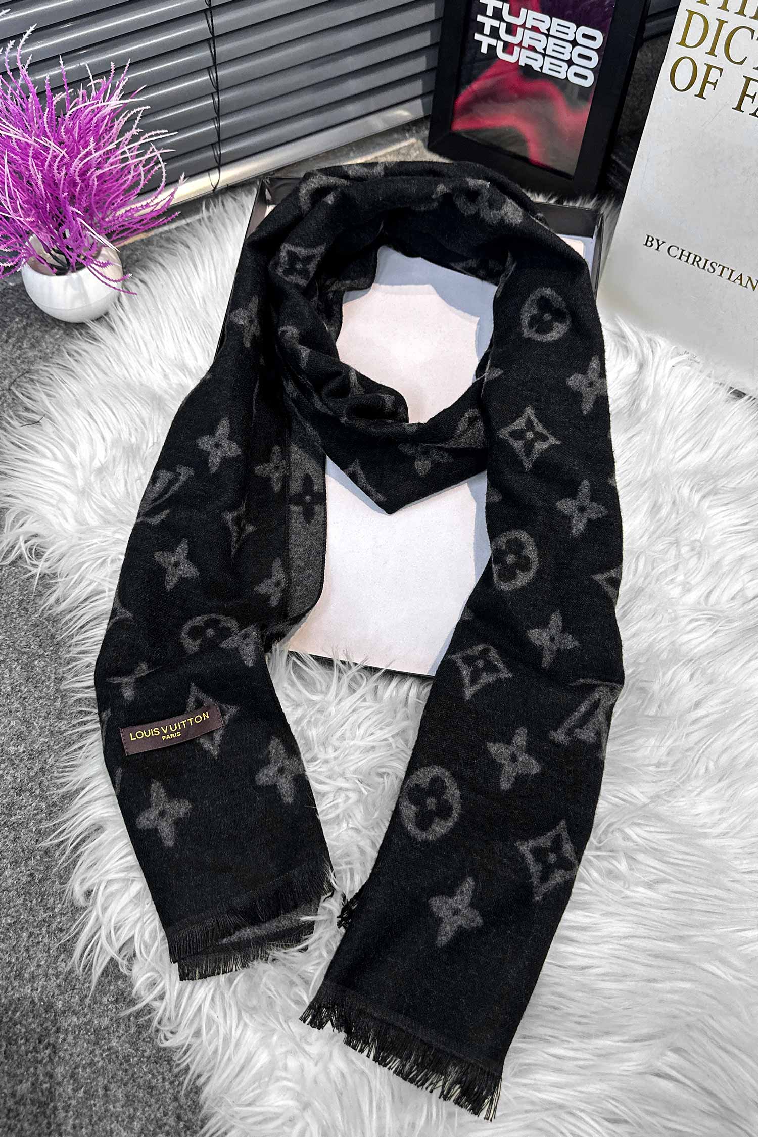 Luis Vten x Supreme Authentic Monogram Imported Men's Wool Muffler