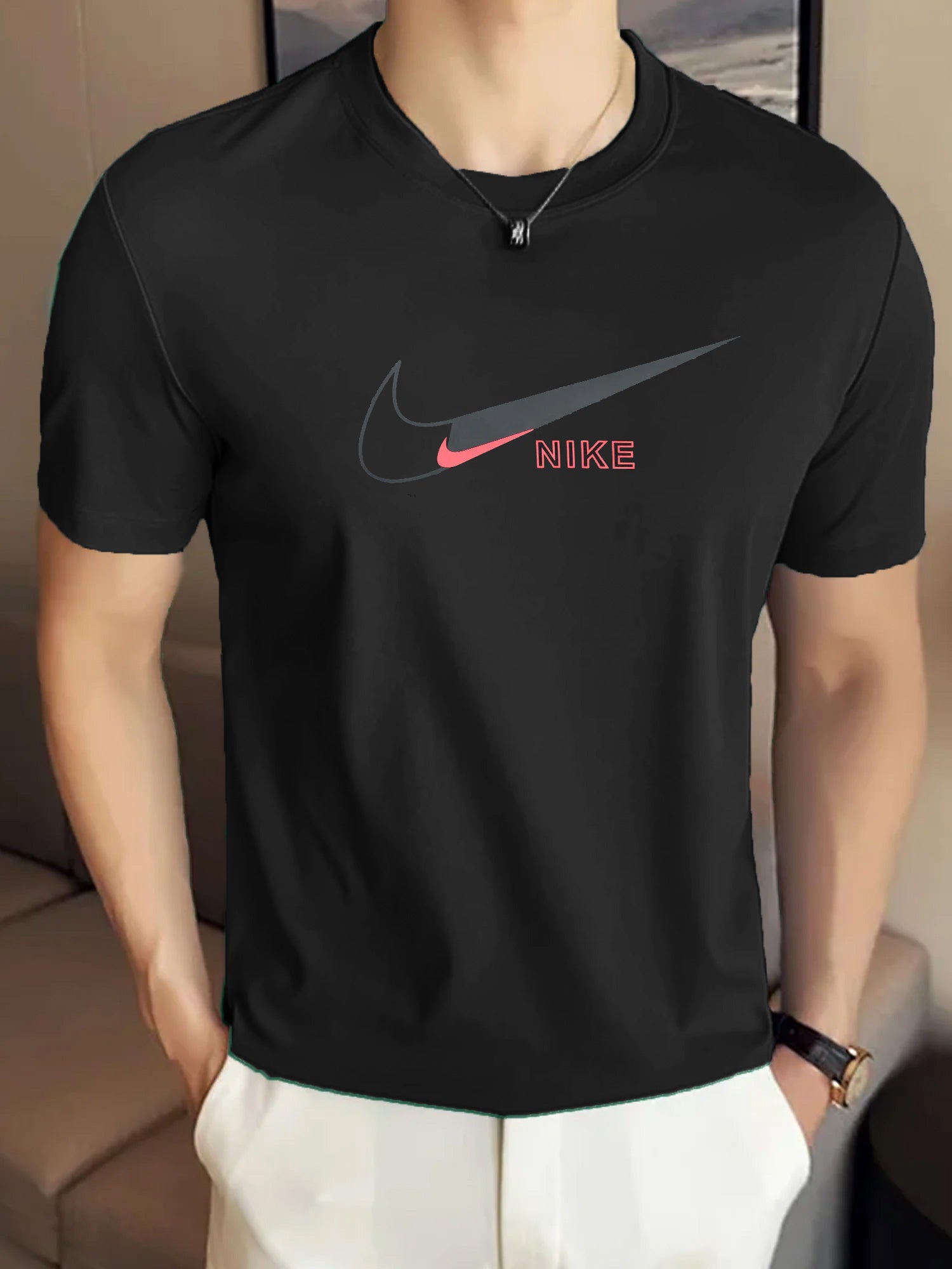 Nke Training Graphic Round Neck T-Shirt