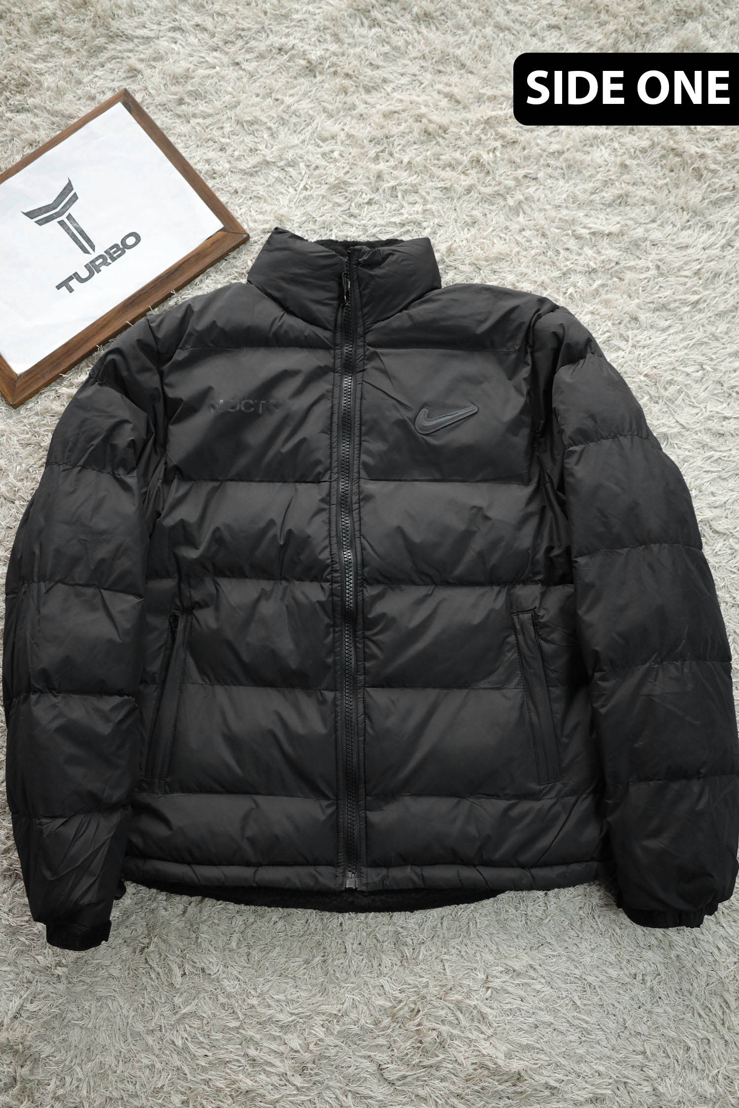 Nke Icon Inside Sherpa Double Sided Imported Puffer Jacket