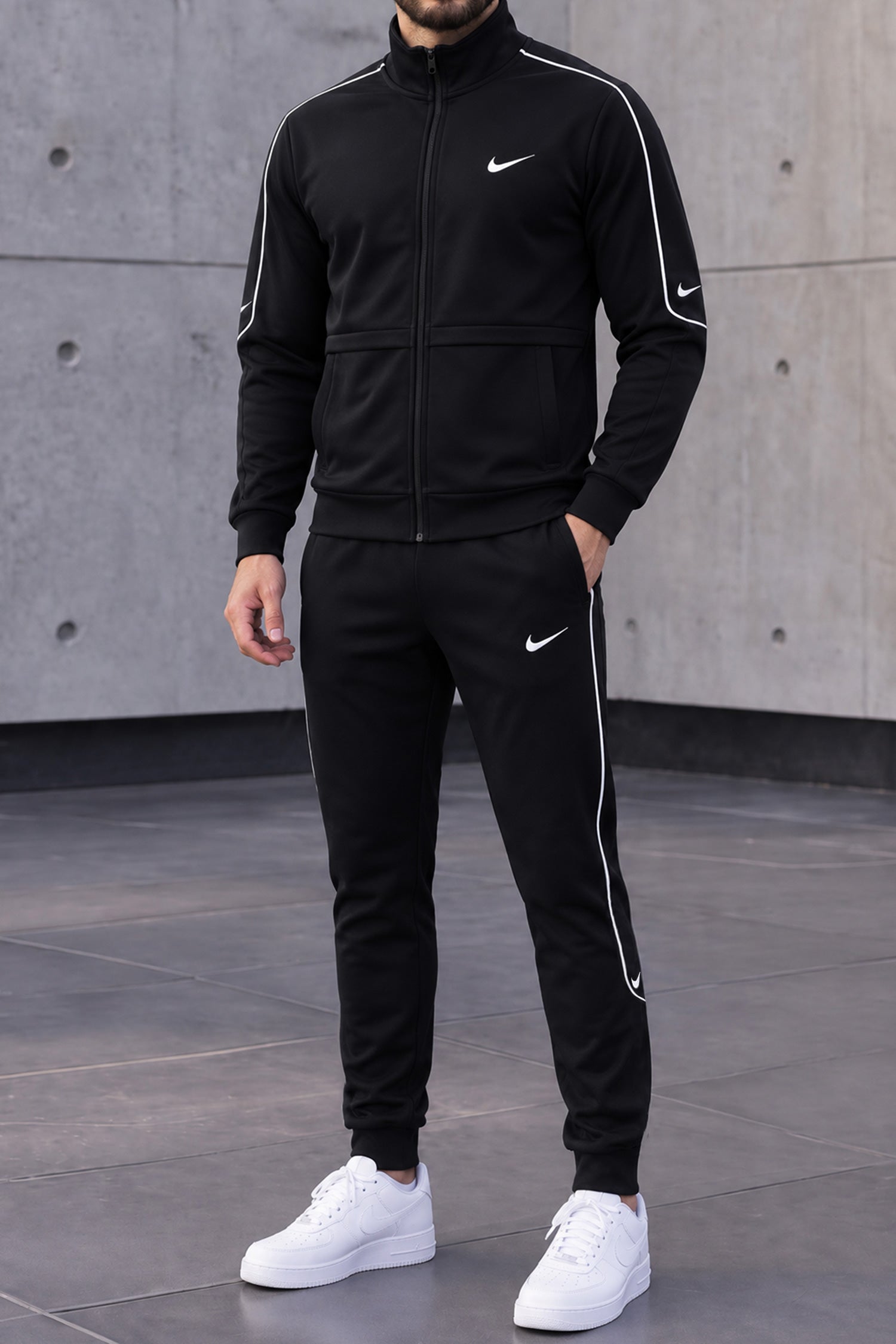 Nke Wind-Runner Zipper Men's Co-Ord Set