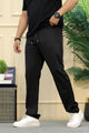 Adds Premium Aero-Fit Imported Slim-Fit Trouser In Black
