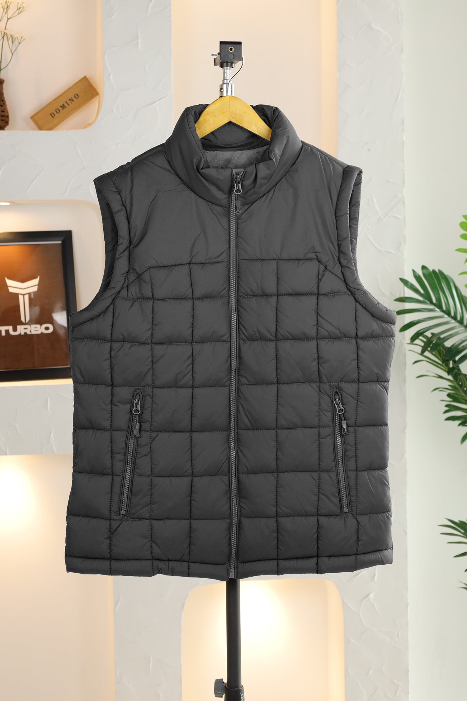 Boa Reversible Vest Detachable Hood Imported Men's Gilet