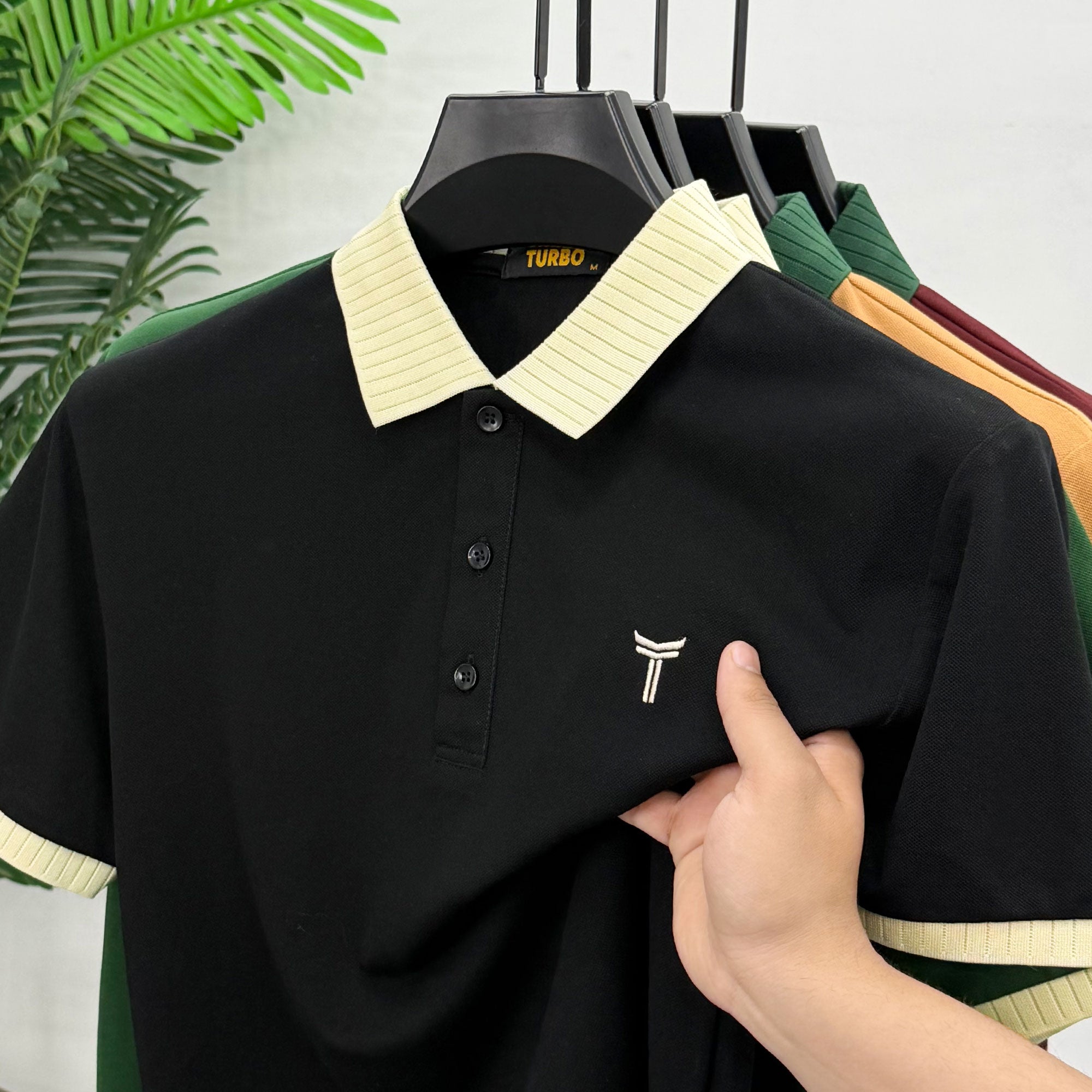 Turbo Signature Logo Men's Polo T-Shirt