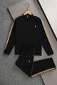 Polo Signature Side Stripe Men's Co-Ord Set In Black