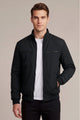 Men's Classic Padded Imported Parachute Puffer Jacket In Black