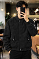 Turbo Minimal Multi-Pockets Imported Suede Leather Jacket