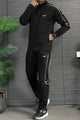 Nke Wind-Runner Zipper Men's Co-Ord Set In Black