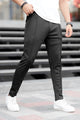 Turbo Fashion Smart Slim Fit Trouser In Black