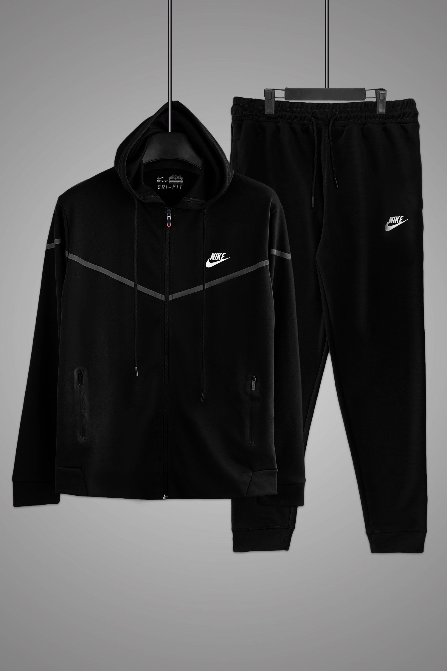 Nke Tech Fleece Mock Neck Hoodie Zipper Tracksuit