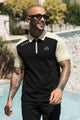 Turbo Constructed Fit Men's Polo Shirt In Black