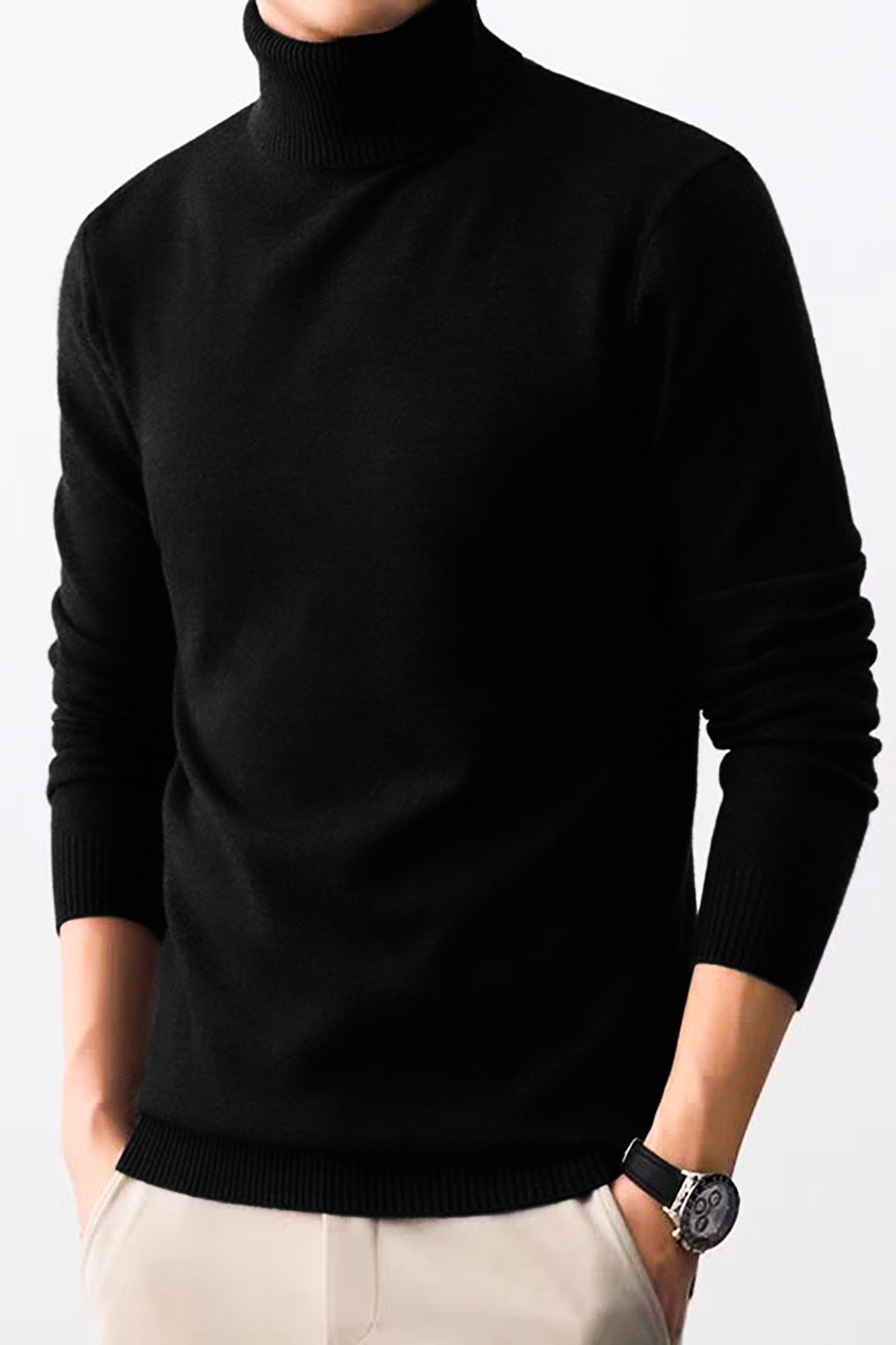 Thermal Winter Turtleneck Pullover High Neck