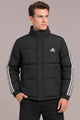 Adds Horizontal Baffled Imported Puffer Jacket In Black