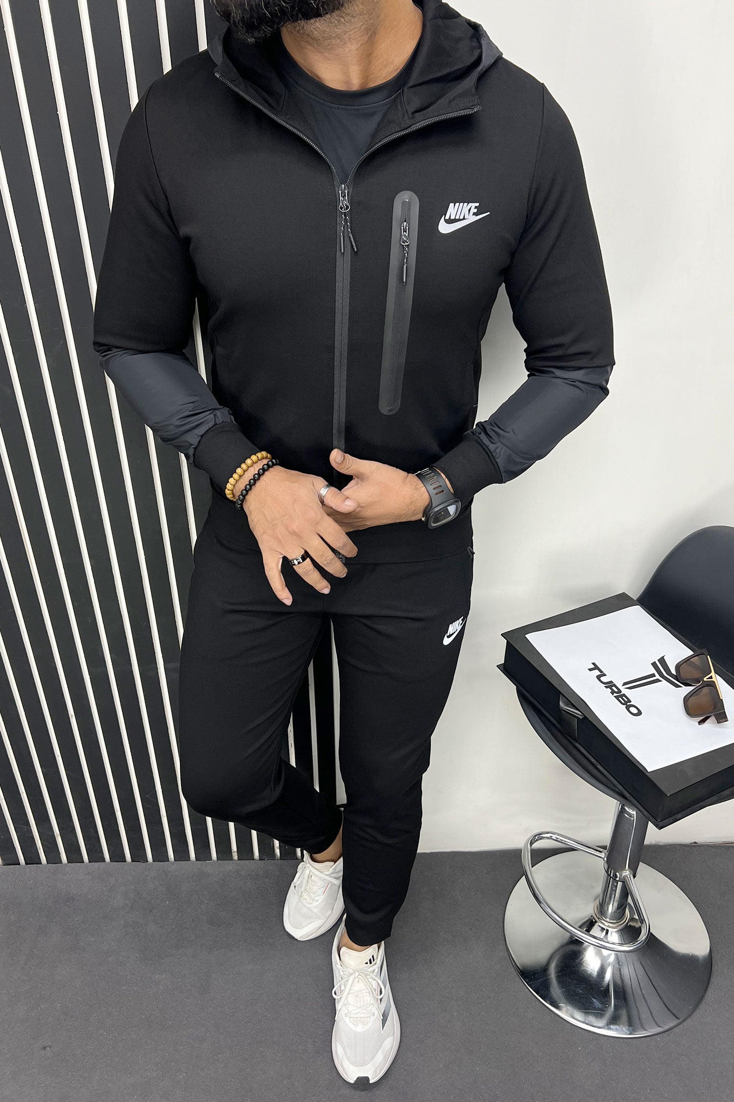 Nke Trendy Sportswear Men Zipper Tracksuit