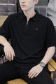 Tmy Essential Zip Style Big Size Polo Shirt
