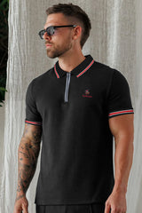 Turbo Polo x R/L Zip Collaered Men's Polo Shirt