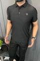 Turbo Trendy Block Pattern Stitchless Men's Polo Shirt