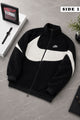 Nke Wind-Runner Swoosh Double Sided Imported Sherpa Puffer Jacket