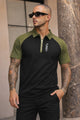 Turbo Athletic Structure Men's Polo Shirt In Black