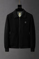 Zipped Blouson Imp Men's Wool Jacket In Black