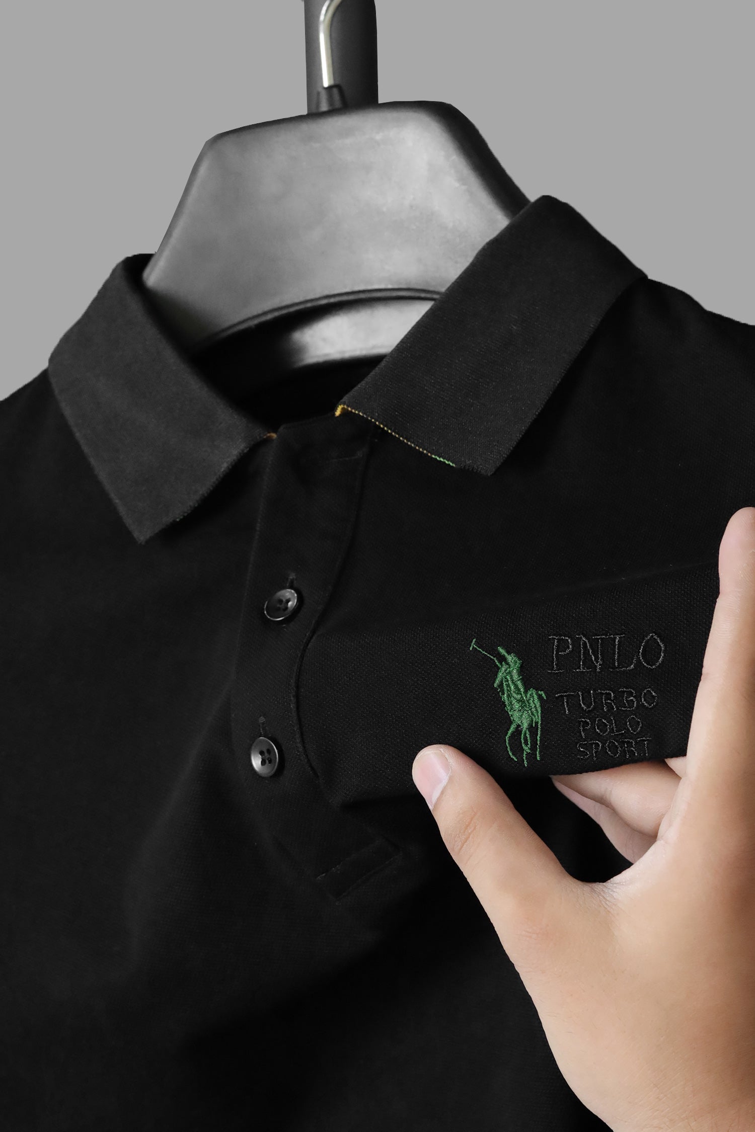 Turbo Polo Collar Tipping Men's Polo Shirt
