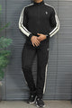 Polo Pony Style Side Stripe Men's Co-Ord Set In Black