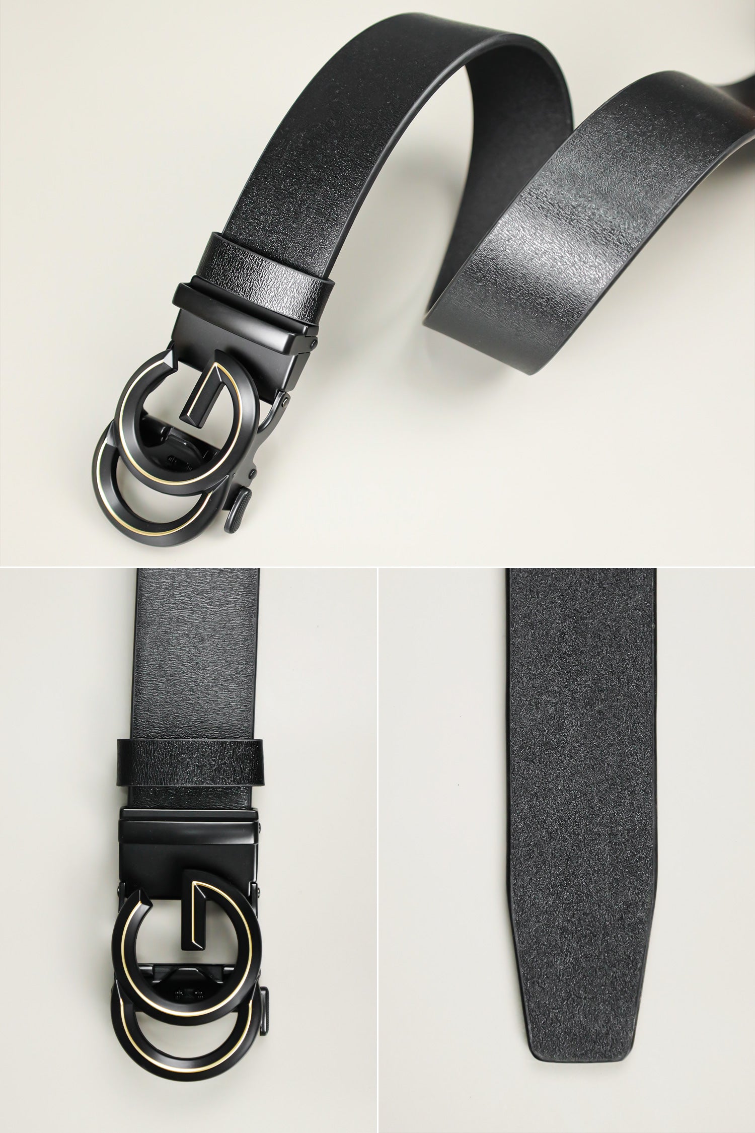 G Metal Alloy Automatic Buckle Branded Belt