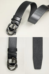 G Metal Alloy Automatic Buckle Branded Belt