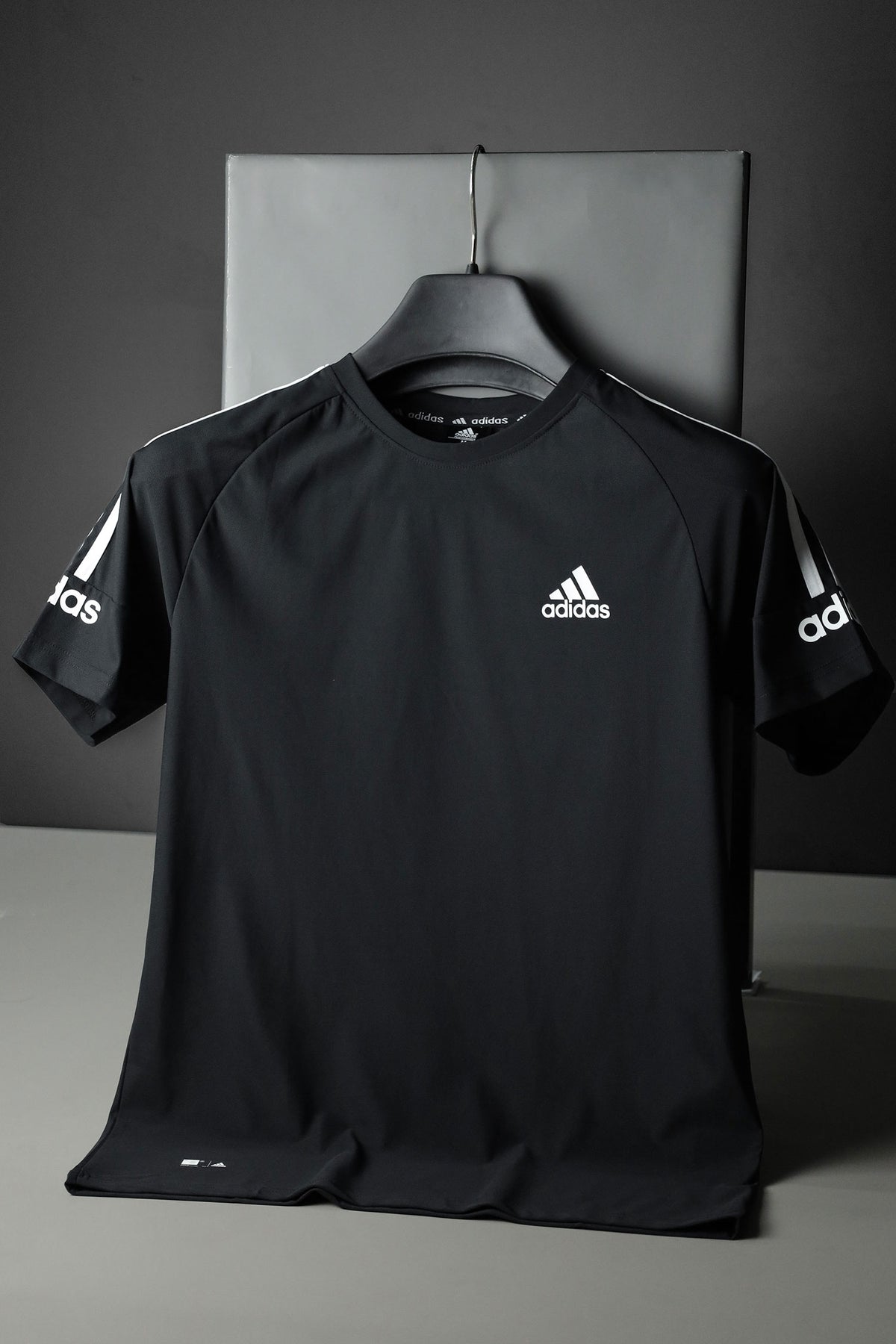 Adds Aeroready 3-Stripes Slub Dry-Fit Tee