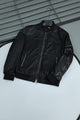 Comfy Cozy Rib Style Imported Light Weight Jacket In Black