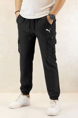Pma x Nke Chic Micro 7 Pockets Cargo Trouser In Black